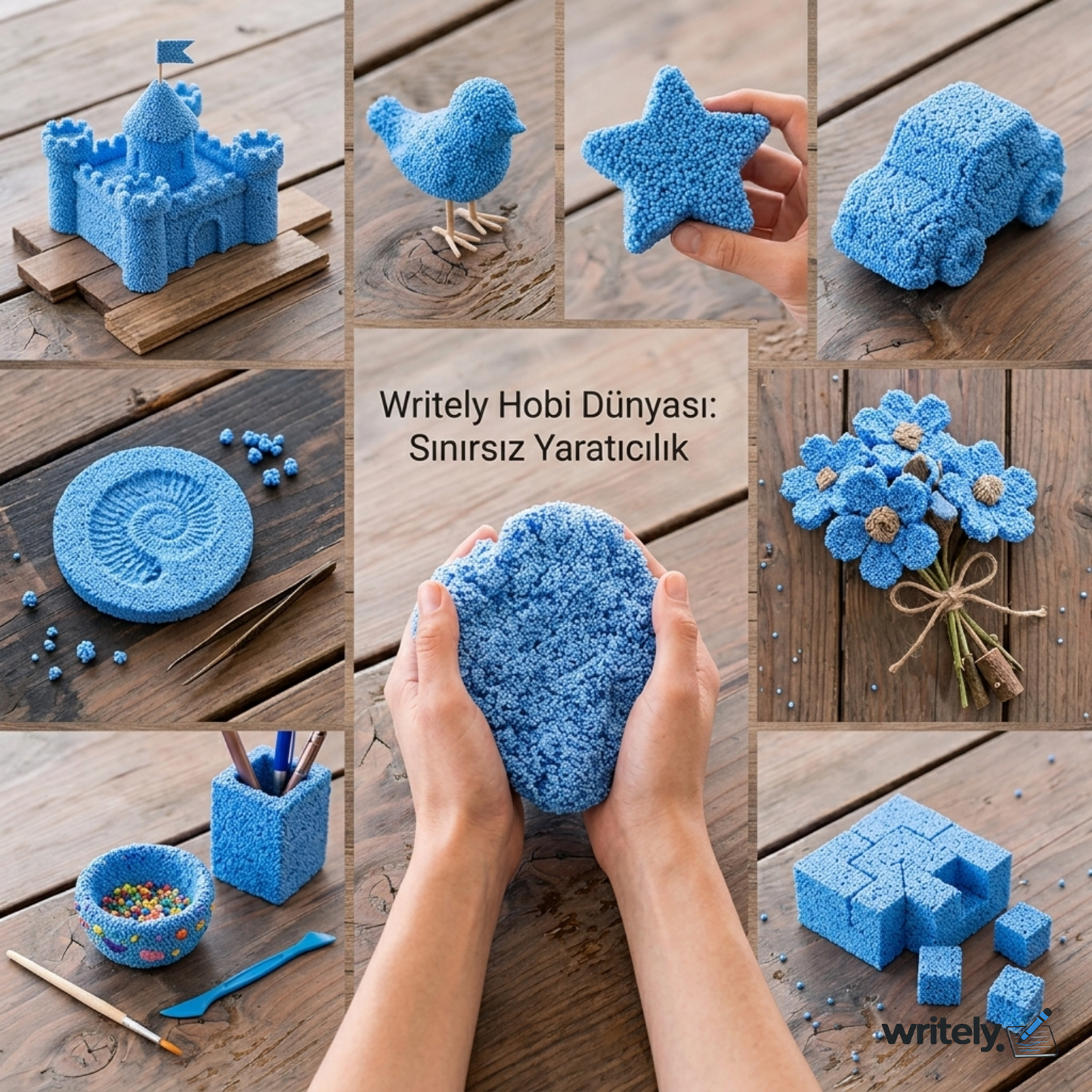 ASMR Köpüklü Hobi Hamuru