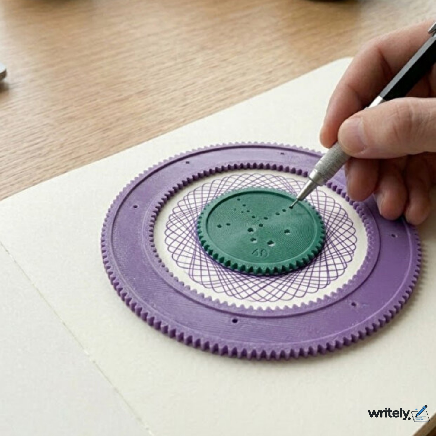 Spirograph Hobi Motif Kiti