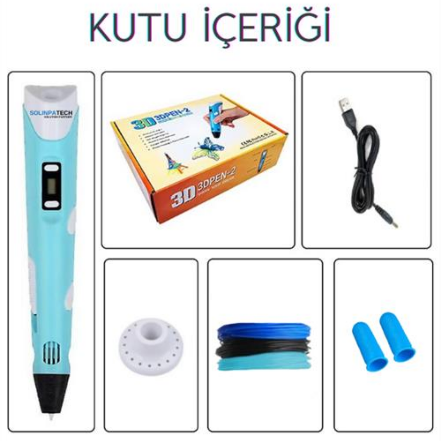 3D Yazıcı Kalem Tüm Ekipmanlar