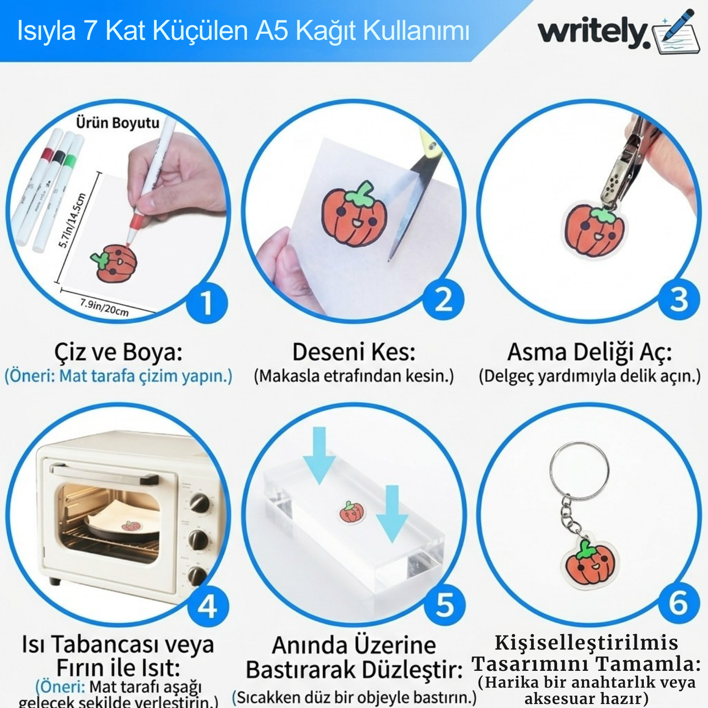 Writely | Sihirli Küçülen A5 Kağıdı