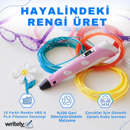 Writely | 3D Yazıcı Tasarım Kalemi