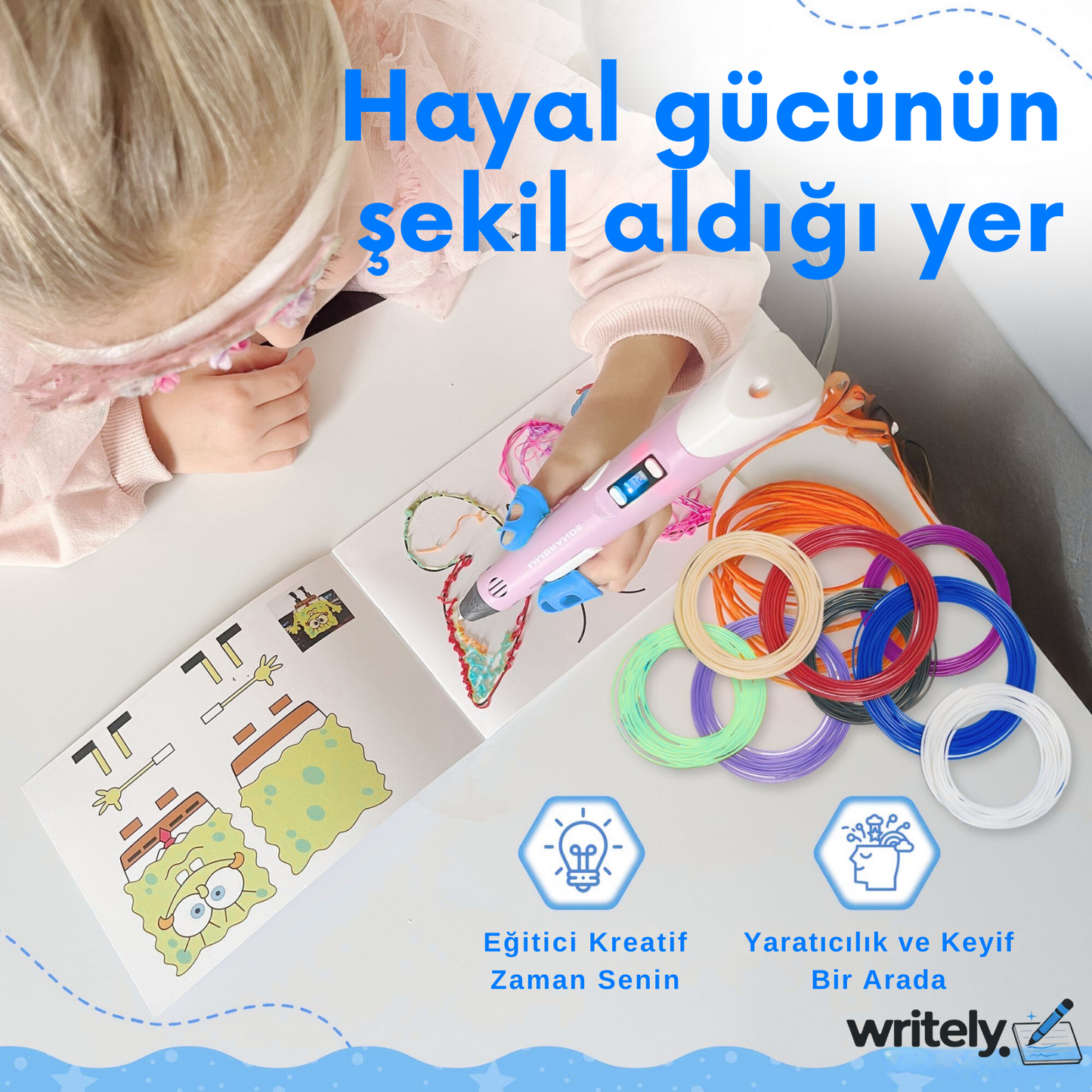 Writely | 3D Yazıcı Tasarım Kalemi