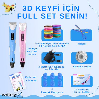 Writely | 3D Yazıcı Tasarım Kalemi
