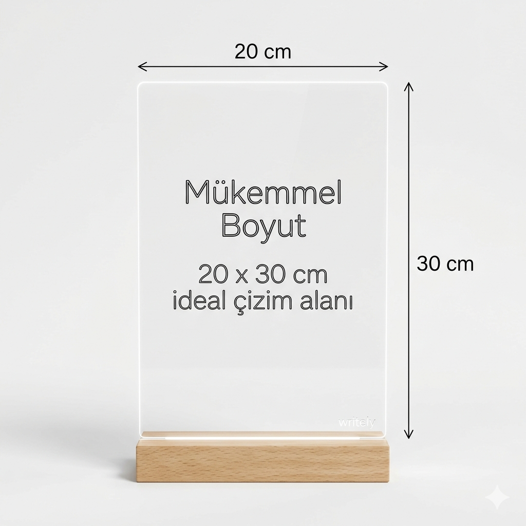 Writely LED Işıklı Yazı ve Çizim Panosu