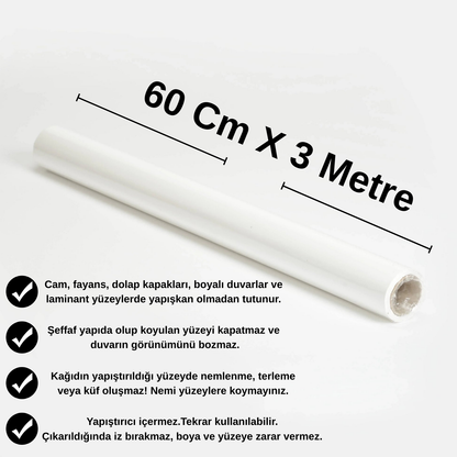 Elektrostatik Duvar Koruyucu Yazı Tahtası