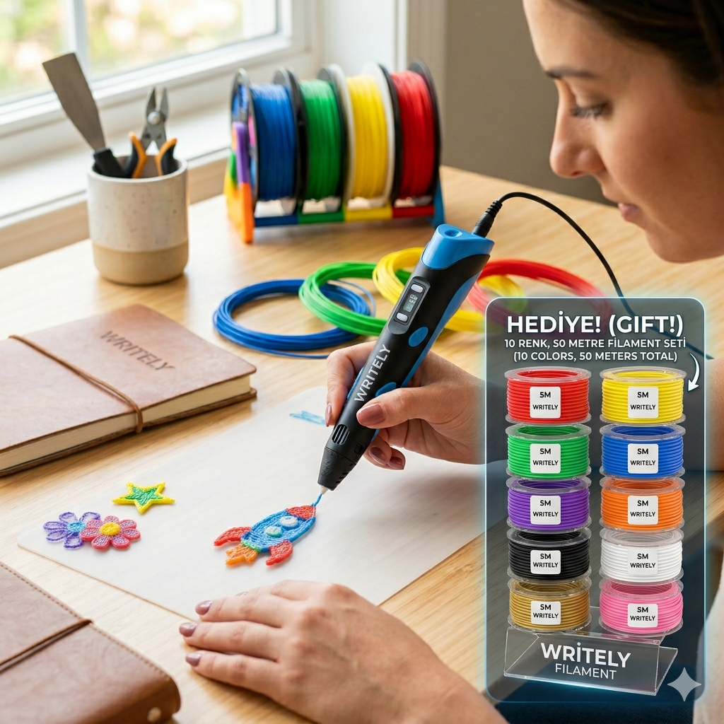 Writely | 3D Yazıcı Tasarım Kalemi