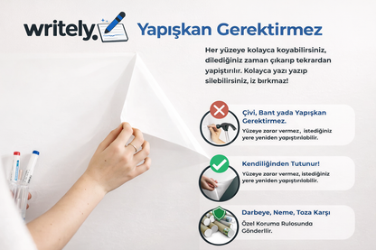 Writely | Duvar Koruyucu Yazı Kağıdı